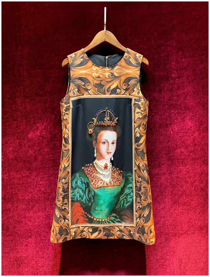 Svoryxiu подиум на заказ летние винтажные вечерние мини платья на бретелях женские Роскошные Жемчужные Алмазная картина с изображением королевы А-силуэта платья