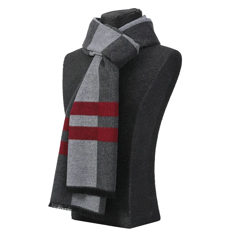 

2020 casual Design Casual Men Scarves Winter Men's Cashmere Scarf Luxury Brand High Quality Warm Neckercheif Modal Scarves Men