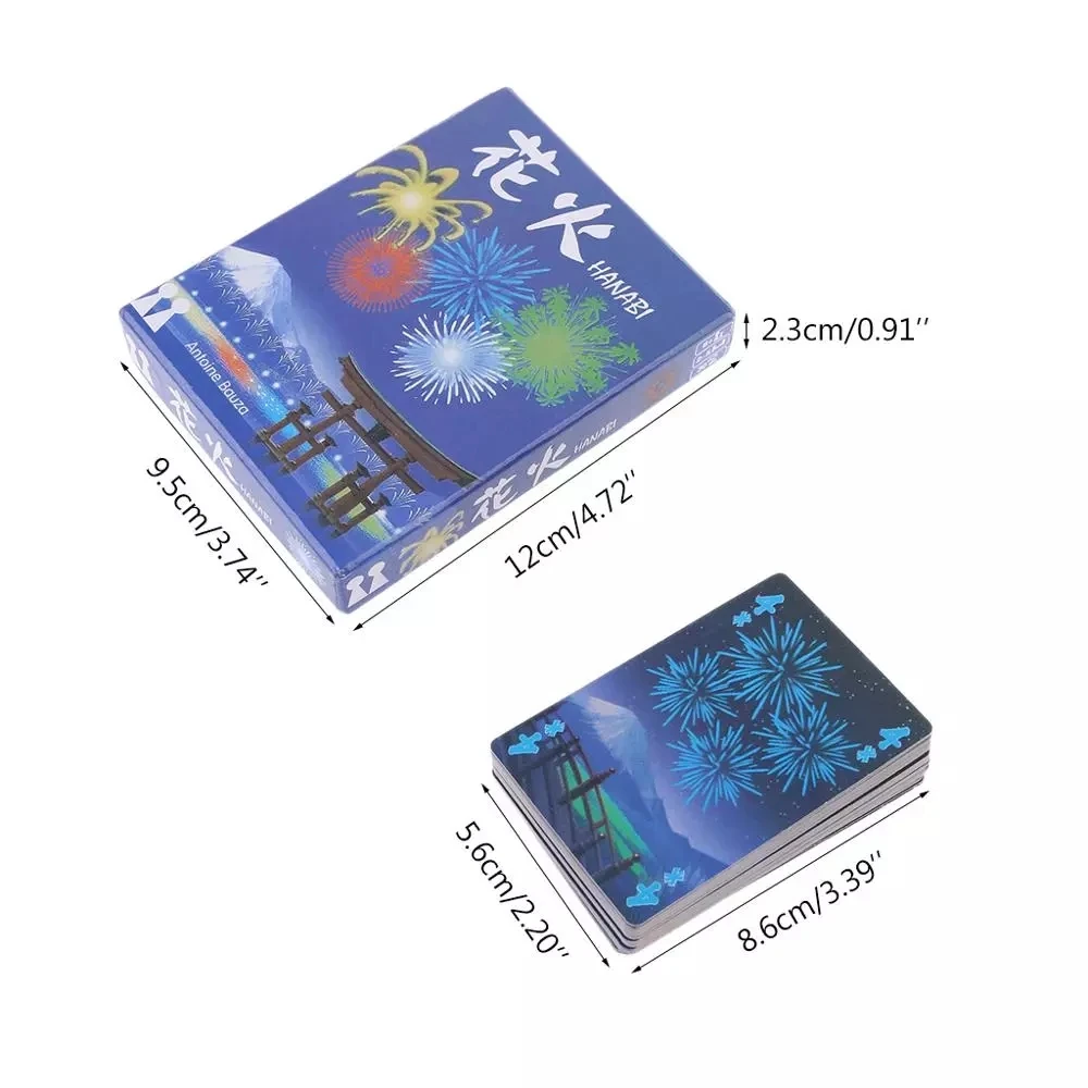 Настольная игра горячая Распродажа Hanabi 2020 2 5 игроков карточные игры легко играть