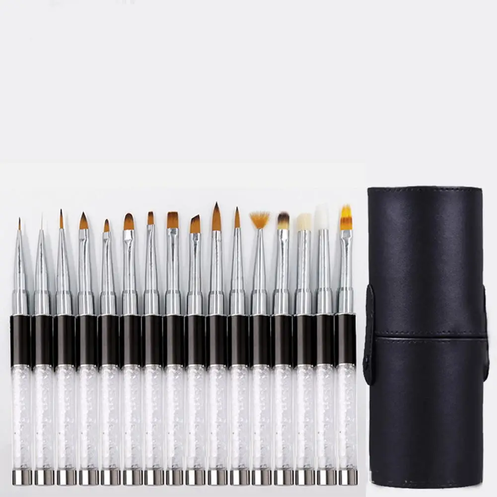 

VIBRANT GLAMOUR 10Pcs/13Pcs/16Pcs Nail Brush Powder Remover Pen DIY Nail Art Drawing Pen Liner Brush Manicure Tools