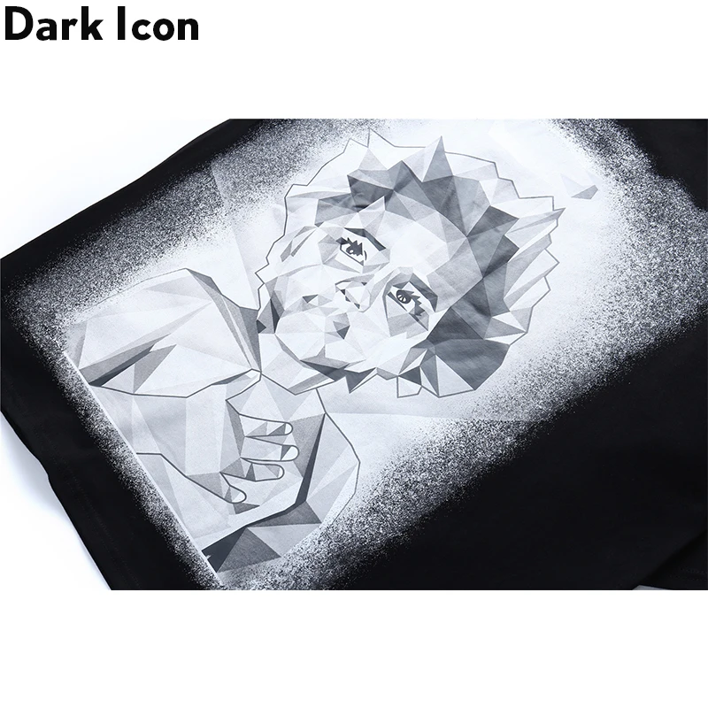 Футболка с принтом в стиле хип хоп Dark Icon мужская и женская футболка вырезом