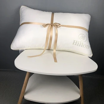 

High Quality Feather Velvet Pillow Pillow Washed Silk Cloth Super Soft Neck Pillow Comfortable Home Pillow Hotel Stretch Pillow