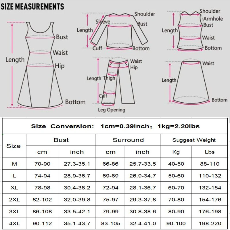 Размеры спортивных топов