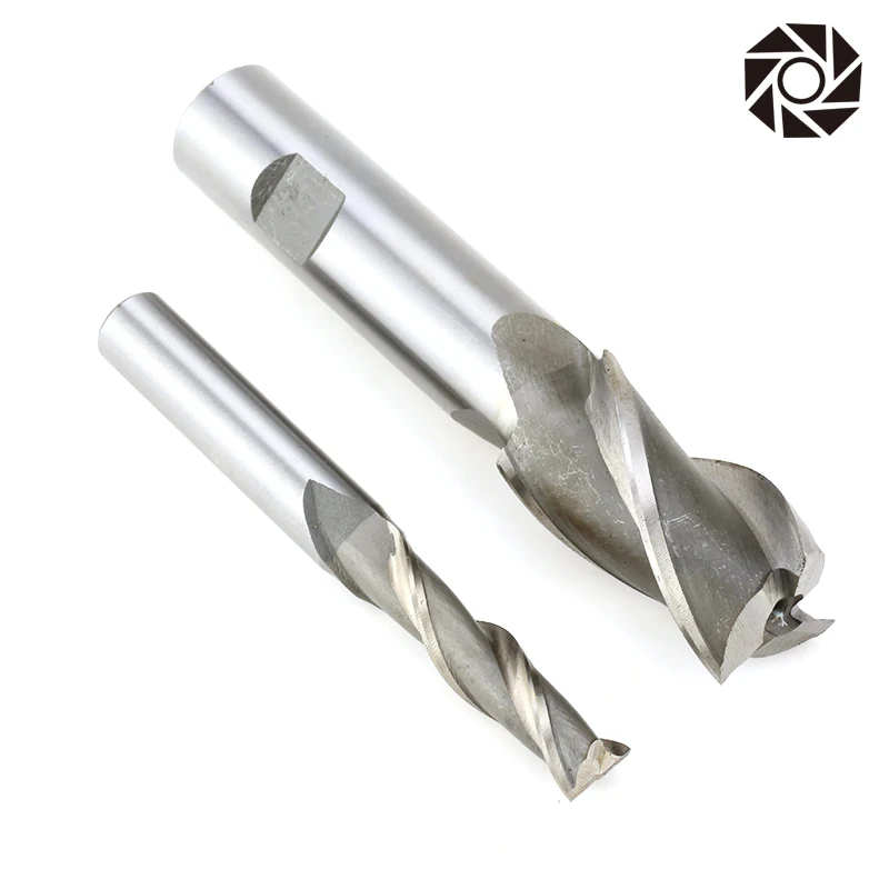 HSS 금속 커터 엔드 밀, Co8 코발트 코팅 알루미늄 밀링 커터, CNC 비트 밀링 머신 도구, 절삭 공구