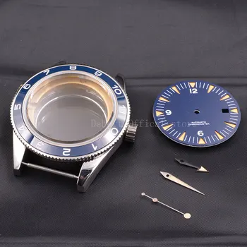 

41mm Ceramic Bezel Men's316 SS Watch Case dial hands fit Miyota 8205/8215,ETA 2836,DG2813/3804 mechanical Wristwatch waterproof