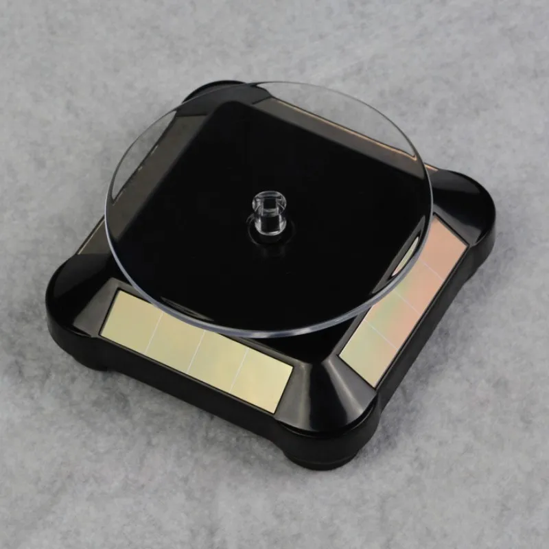 

Solar Power 360 Rotating Display Stand Turntable Stand Jewelry Jade Bracelet Model Display Shelf