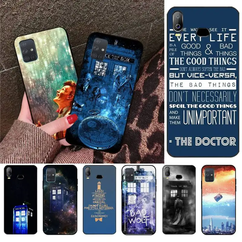 HPCHCJHM Лидер продаж Tardis Doctor Dr Who полицейская коробка чехол для телефона Samsung A10 A20 A30
