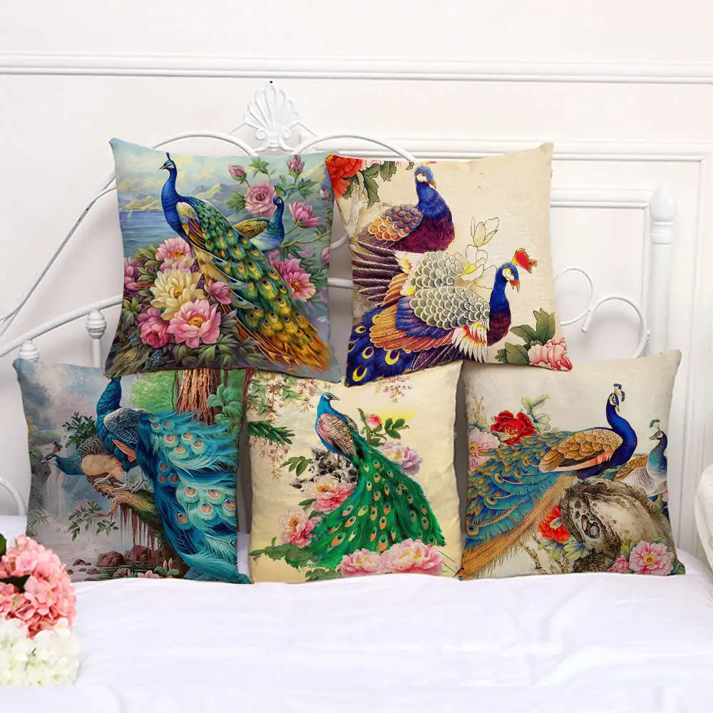 Taie D'oreiller Décorative Lapin De Pâques - 40x60 Cm, 100% Polyester - Housse Coussin Lavable Salon/chambre