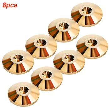 

8pcs Floor Isolation HIFI Speaker Foot Pad Home Stand Shock Absorber Copper Spike CD Amplifier Suspension Base Desk Stable