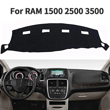 

Dashboard Cover Black Carpet Dash Cover Mat,Custom Fit Dashboard Protector for Dodge Ram 1500 2500 3500 2002-2005