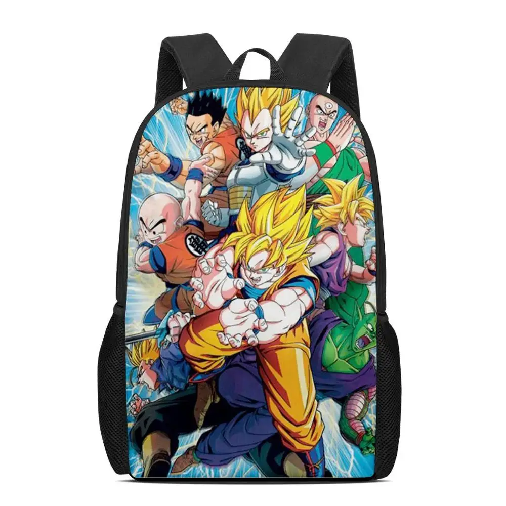 

2020 New Cosplay Customizable Various Anime Design Dragon Ball Z Pattern Kids Bags Children School Backpack For Boys And Girls