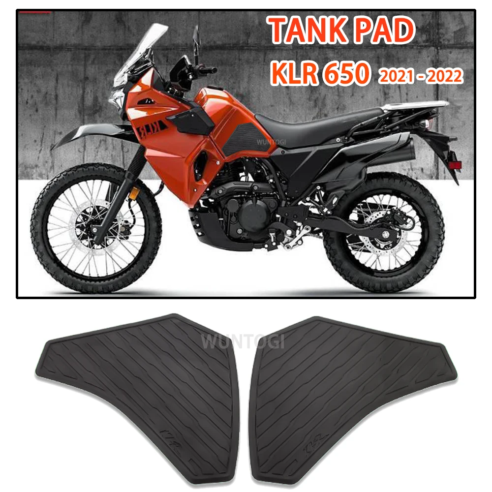 Fuel Tank Pad for Kawasaki KLR 650 KLR650 2021 2022 Anti-slip Scratch-resistant Rubber Knee Grip Sticker Decal Fuel Tank Protect cartoon silicone tip pen cap sleeve grip cover tablet pencil protect case for apple pencil 2 sky blue