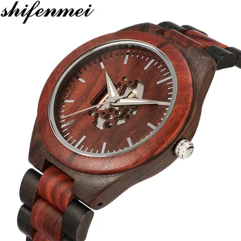 

Shifenmei Men Wood Watch Watches New Quartz Women Band Man Military Timepieces Clocks Classic Designs Wristwatch erkek kol saati