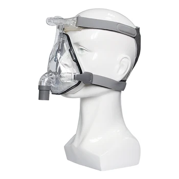 

Full Face Mask For CPAP BIPAP Machine Size S/M/L For Anti Snoring And Sleep Aid With Free Headgear