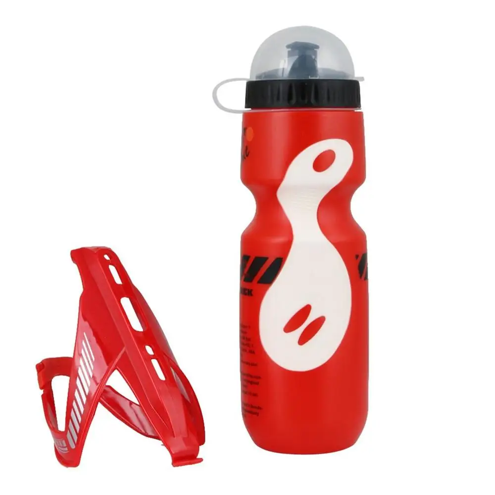 650 мл для горного велосипеда, велосипедная бутылка для воды и напитков+ держатель, переносная чашка, бутылки, полка для хранения - Цвет: red