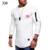 Daiwa Fishing t Shirts for Men Arm Zipper Outdoor Clothing for Fishing Solid Full Sleeve Casual Slim Fit Round Neck Fishing Wear