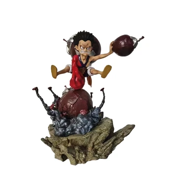 

One Piece GK The Bomb Luffy Anime Action Figure Model Figma 30CM PVC Statue Collection Toy Desktop Decoration Christmas Gift