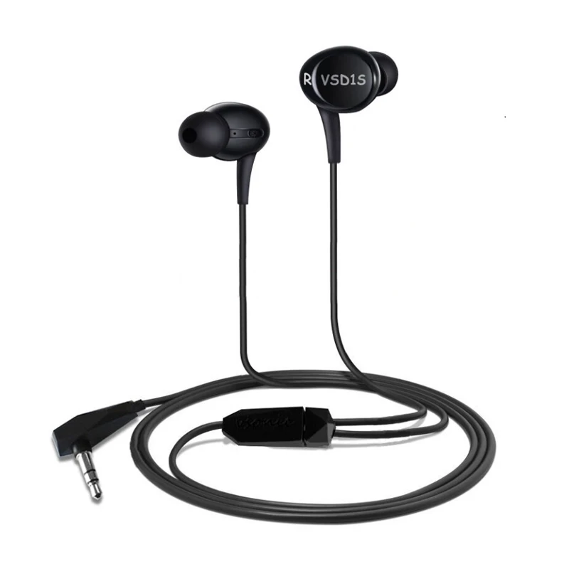 VSONIC VSD1S VSD1Si Профессиональные HIFI наушники вкладыши Наушники с линейным