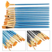 12 шт нейлоновые волосы в форме языка краски кисти Акварельные масляные краски ing Art кисти Краски поставки