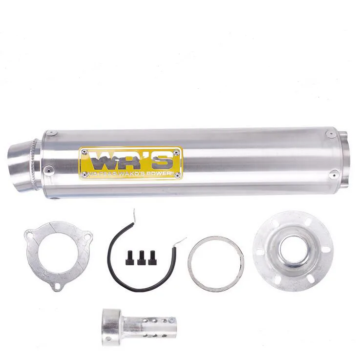 Универсальный модифицированный мотоцикл Yoshimura Wrs выхлопная труба для WRS глушитель CB400 CBR400 VFR400 высокое качество - Цвет: D