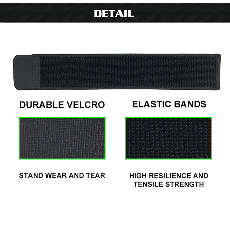 1 Pair Adjustable Ankle Support Knitted Cloth Elastic Fixed Strap Soccer Football Socks Sportswear Accessories For Lower Leg