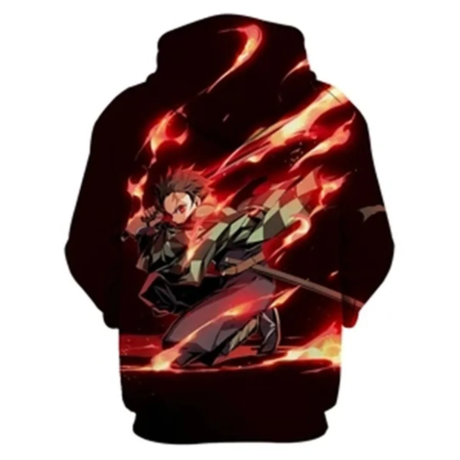 3D принт, унисекс, аниме, Demon Slayer, Kimetsu no Yaiba, косплей, костюм, свитер, пуловер, толстовка, повседневный спортивный костюм, топы, мужские, женские