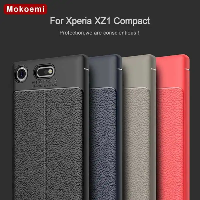 

Mokoemi Lichee Pattern Shock Proof Soft 4.6"For Sony Xperia XZ1 Compact Case For Sony Xperia XZ1 Compact Cell Phone Case Cover