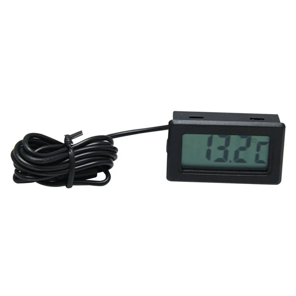 

X-10 Digital Embedded thermometer electronic temperature Tester meter Instruments Gauge with probe Aquarium Refrigerator