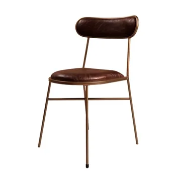 

Cafe table and chair combination creative personality dining chair nordic loft industrial style restaurant bar metal iron chair