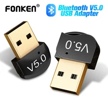 FONKEN Bluetooth 5,0 аудио передатчик Мини Bluetooth V5.0 приемник USB адаптер для ТВ ПК автомобильный комплект беспроводной музыкальный Sebder