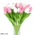 10PCS Tulip Artificial Flower Real Touch Artificial Bouquet Fake Flower for Wedding Decoration Flowers Home Garen Decor 22