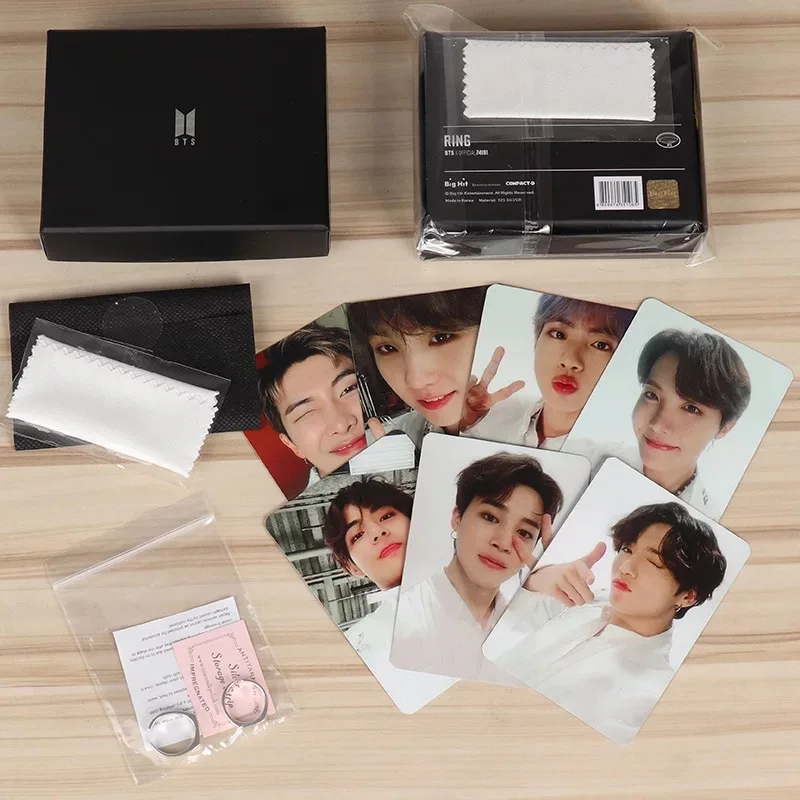 Южнокорейские группы K-POP Bangtan Boys постер ломо-карты Фотокарта кольцо на палец HD