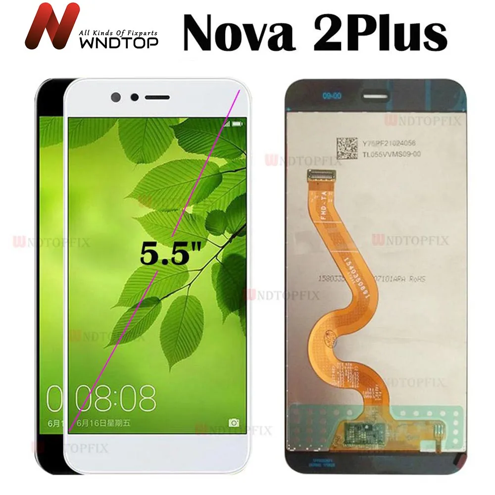 5 &quotЖК-дисплей для Huawei Nova 2 плюс ЖК сенсорный экран BAC-L03 L23 L21 L01 дисплей дигитайзер