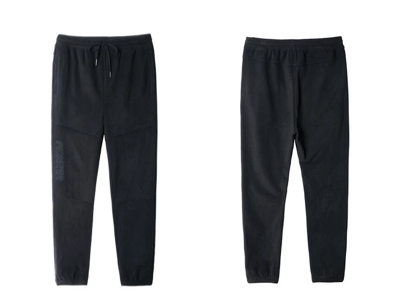 Pioneer camp novo inverno grosso lã sweatpants