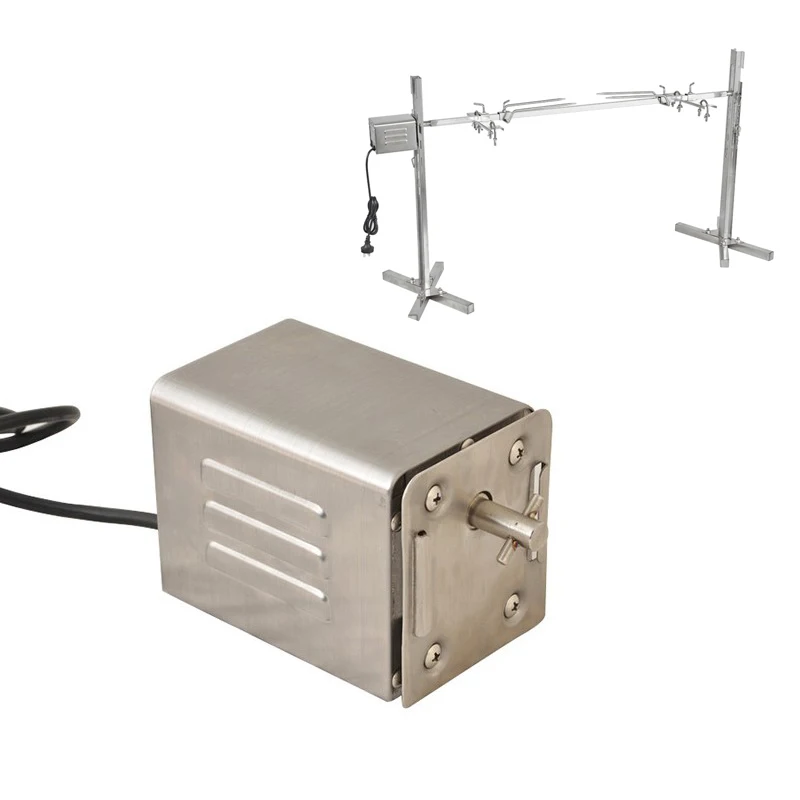 BBQ Grill Motor Rotating Motor Stainless Steel Spit Rotisserie Motor for Roasting Furnace Roasted Lambs Piglets Chicken Motor 5