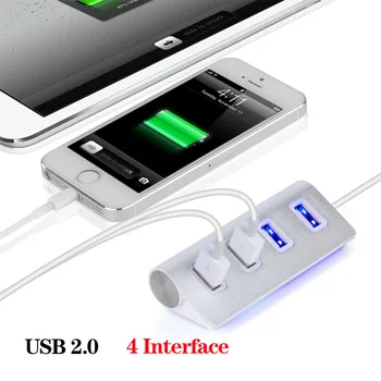 

Chtun usb2.0hub USB2.0 four port 4-interface hub ultra-high speed 2.0HUB all aluminum alloy USB2.0