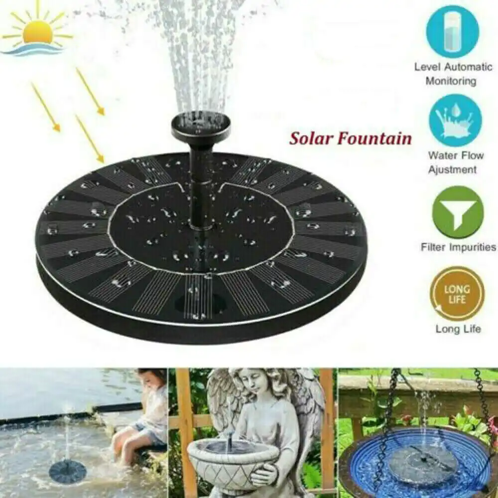 7v Solar Fountain Watering Kit Power Solar Pump Pool Pond Submersible Waterfall Floating Solar Panel Water Fountain For Garden Water Pumps Aliexpress