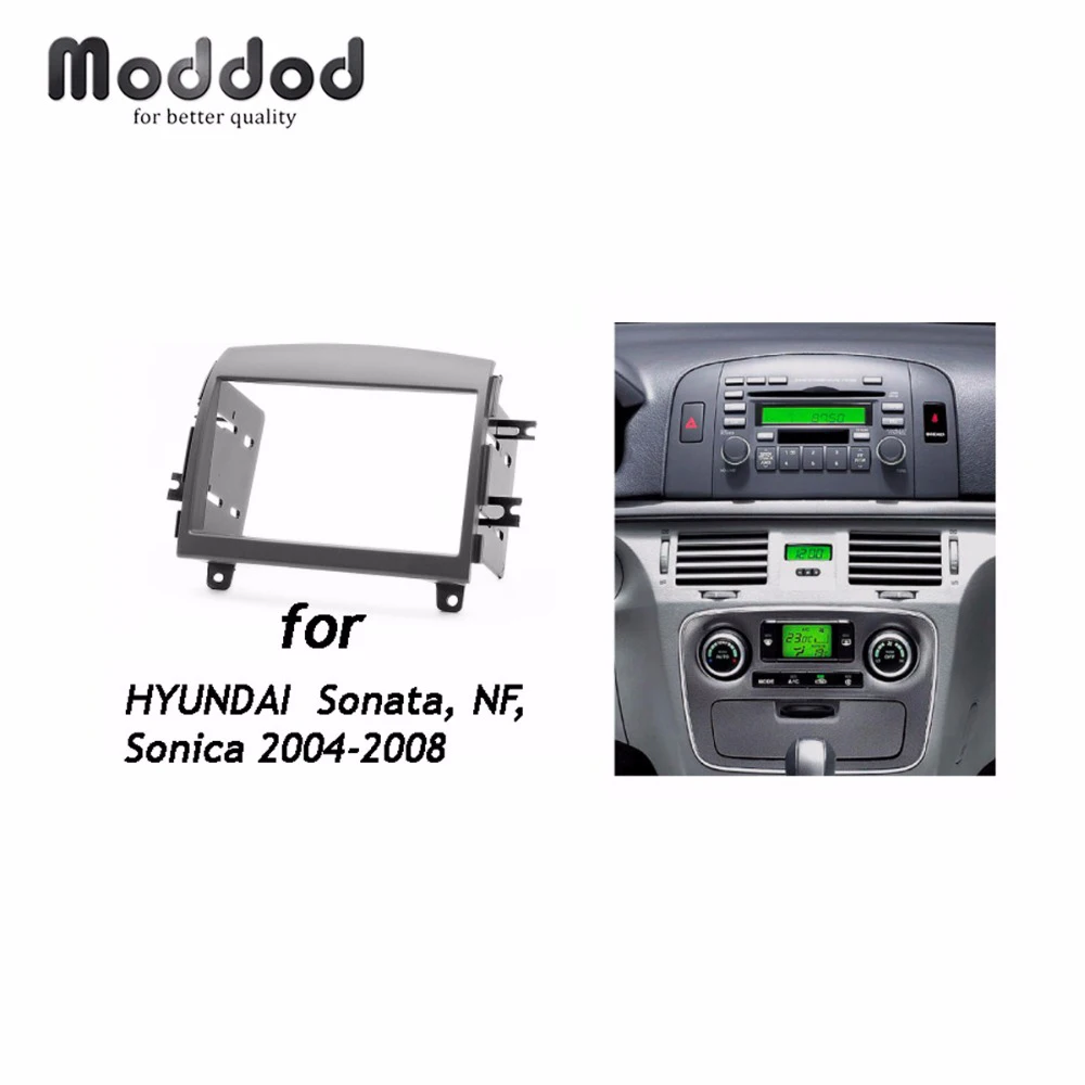 Двойной Din радио фасции Для HYUNDAI NF Sonata Sonica DVD Dash Mount Kit CD аудио панель установка