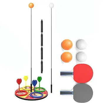 

Table Tennis Training Practise Machine Home Indoor Darts Pong Children with Ping Soft Kids Trainer Shaft For Teenagers V0S8