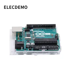 Arduino uno R3 макетная плата, оригинальный итальянский импортный английский AVR одночиповый модуль