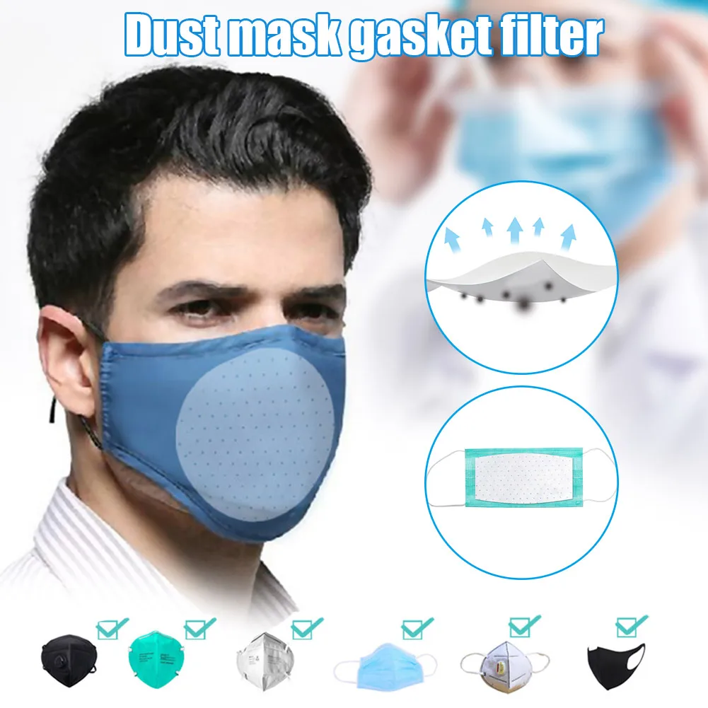 

10Pcs/Set 3-layer Anti Dust Mask Filter Cartridge Skin Friendly for Outdoor FKU66