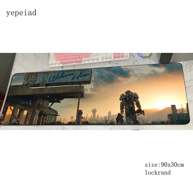 Коврик для мыши fallout геймер 900x300x4 мм игровой коврик крутой новый notbook Настольный