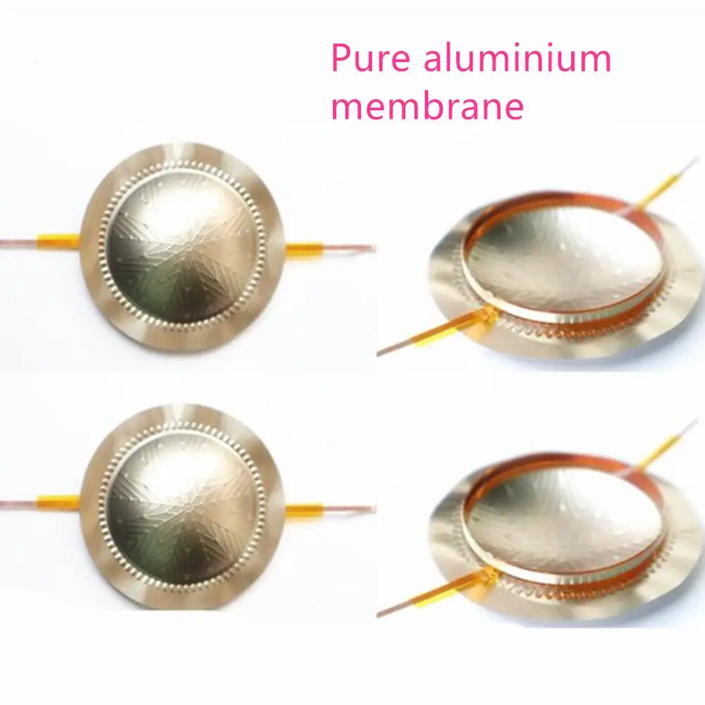 4PCS Replacement Diaphragm Fit For Selenium RPD220Ti, D220Ti Driver 8 Ohm - Цвет: 4 pcs Pure aluminium
