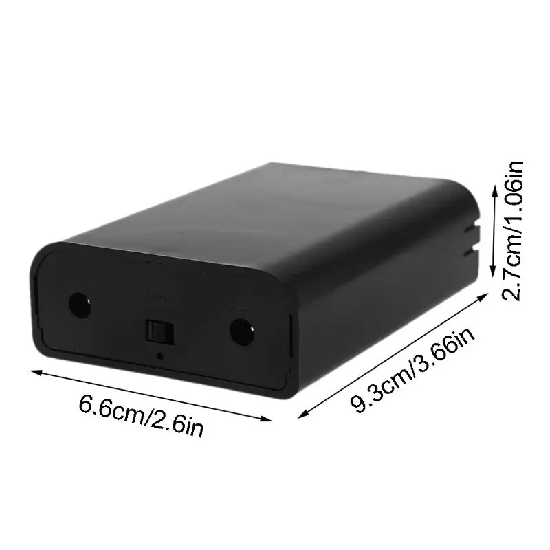 Power Bank Box USB DC 12V Output 3x 18650 Batteries UPS DIY Fit for Cellphone WiFi Router LED Light Rechargeable
