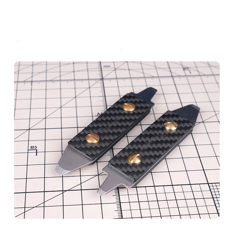 Double-Head Disassembler High-Hardness Manganese Steel Carbon Fiber Manual DIY Opener Model Tool Hobby Making Accessory 3
