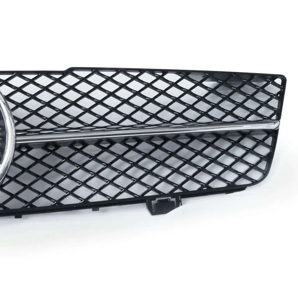 Передняя решетка для автомобилей с верхней сетки гриль для Mercedes Benz C219 CLS Class W219 CLS350 CLS500 2008 2009 2010 2011 хром черный