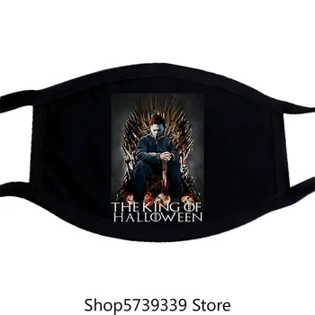 

Michael Myers The King Of Halloween Black Mask Washable Reusable Mask for Unisex Black