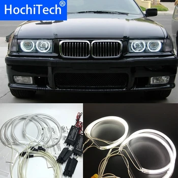 

HochiTech for BMW 3 Series E36 1990-2000 car styling Ultra Bright CCFL Angel Demon Eyes Kit Warm White Halo Ring