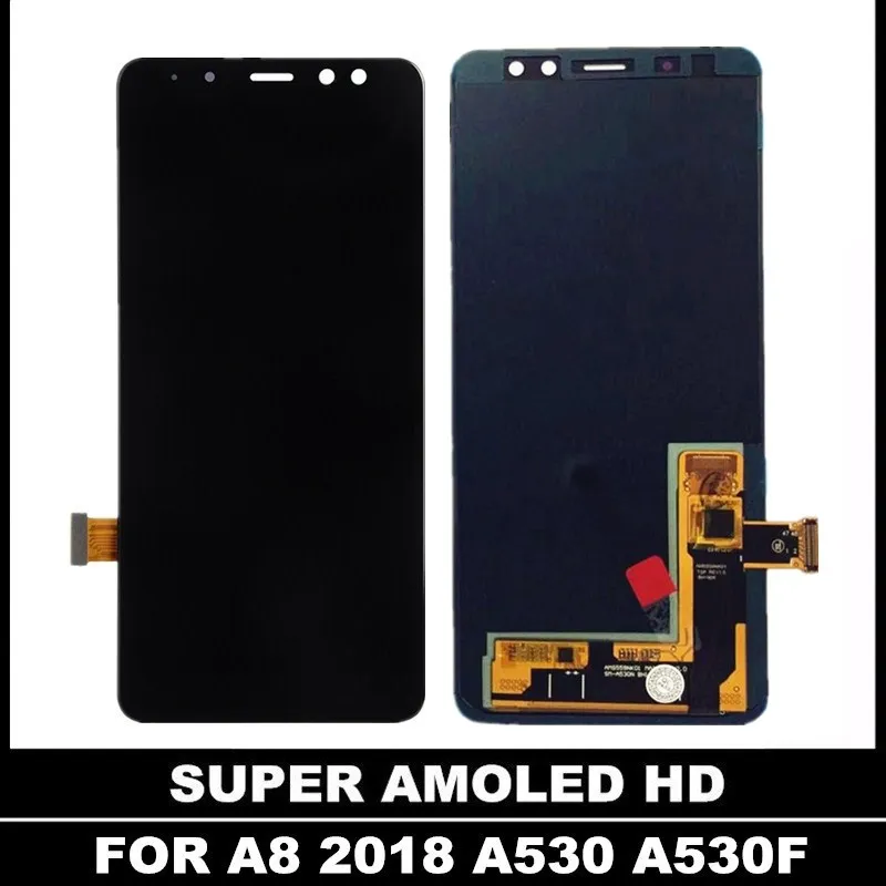 LCDs For Samsung Galaxy A8 2018 A530 A530F A530DS A530N SM-A530N LCD Touch Screen Digitizer Assembly Parts |