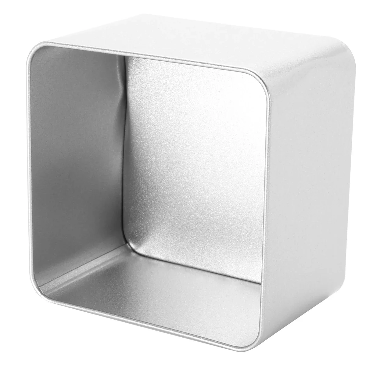 95*95*64mm Vintage Metal Bread Storage Bin Tea Cake Sugar Box Containers